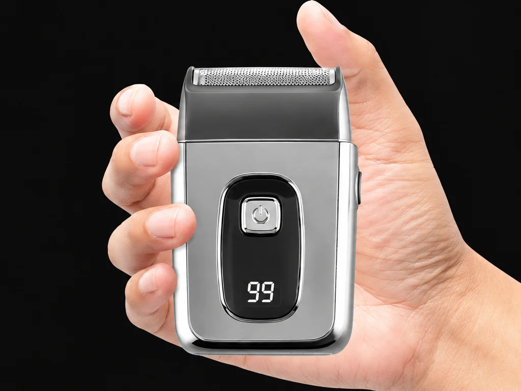 306 foil shaver held in hand